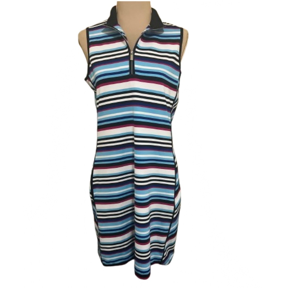 Tail Medium Striped Sleeveless Dress See All Pics - Picture 11 of 11